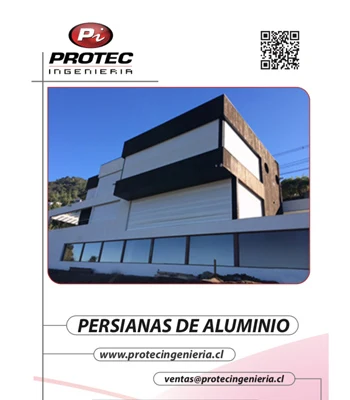 Catálogo Persianas de
Aluminio